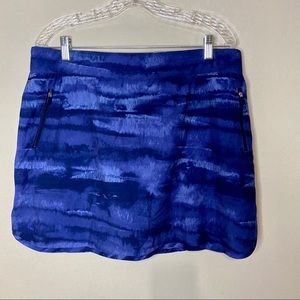 Tek gear mid rise weekend blue skort size XL